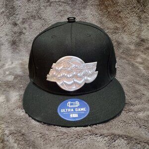 NBA LA Los Angeles Lakers Silver Embossed Ultra Game Trucker One Size Hat Cap